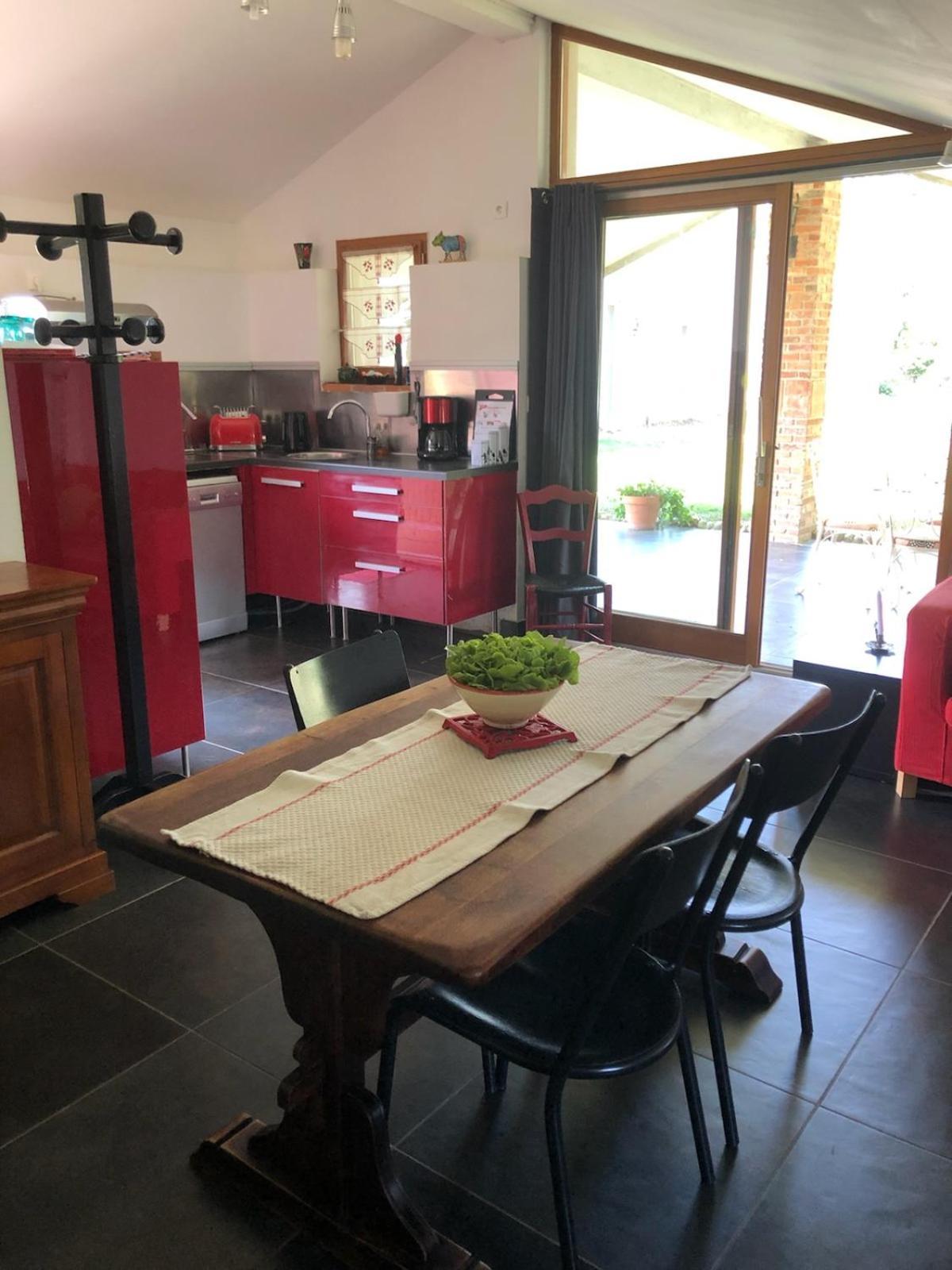Location Gite 4 Personnes Mazeres - La Petite Maison Luaran gambar
